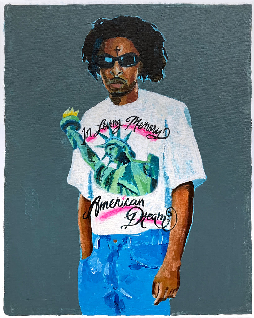 Airbrush Tee for 21 Savage, 2024