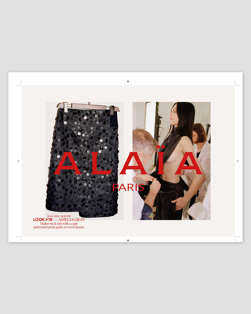 ALAÏA SF24 DIARY by Pieter Mulier / Anthony Seklaoui, Summer Fall 24