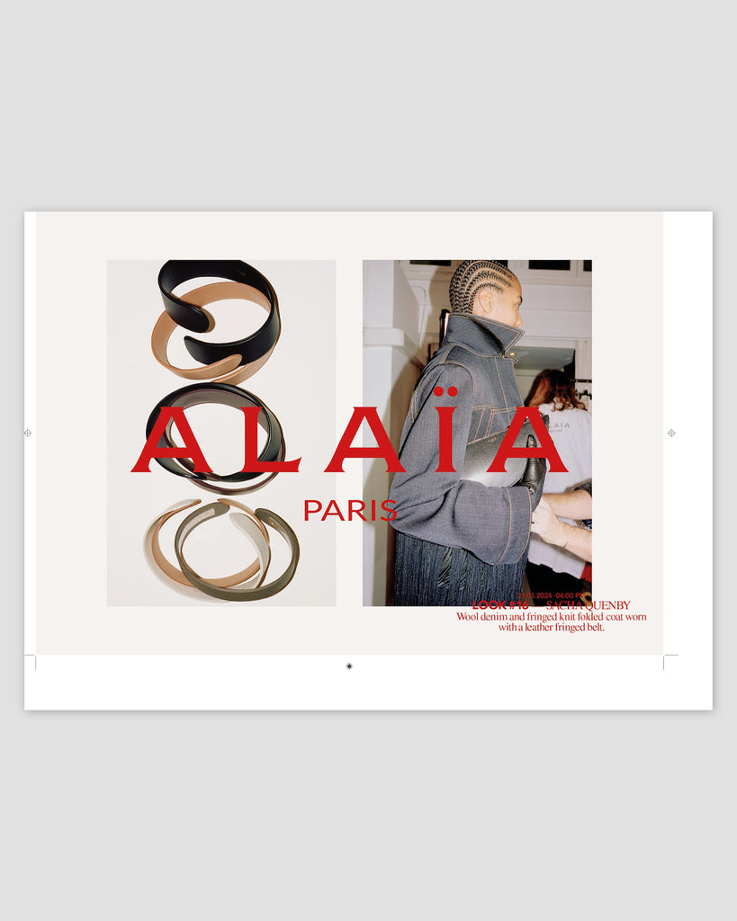 ALAÏA SF24 DIARY by Pieter Mulier / Anthony Seklaoui, Summer Fall 24