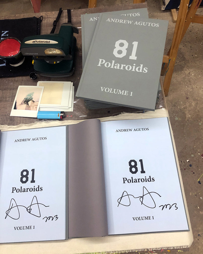 Andrew Agutos: 81 Polaroids Book (Signed), 2023