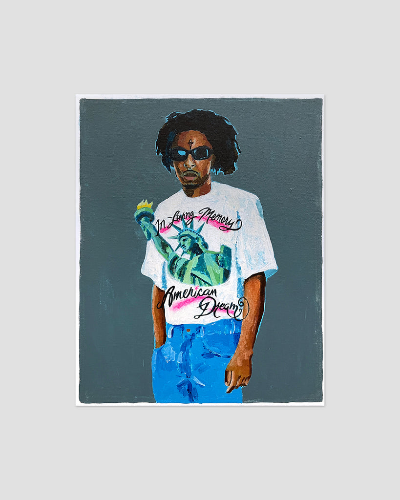 Airbrush Tee for 21 Savage, 2024