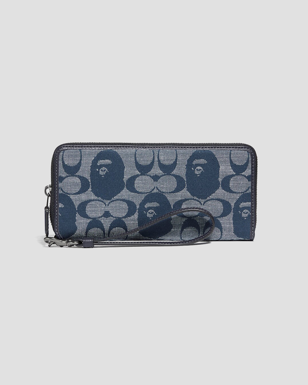 BAPE® x Coach Phone Wallet in Chambray, SS21 - Main Image