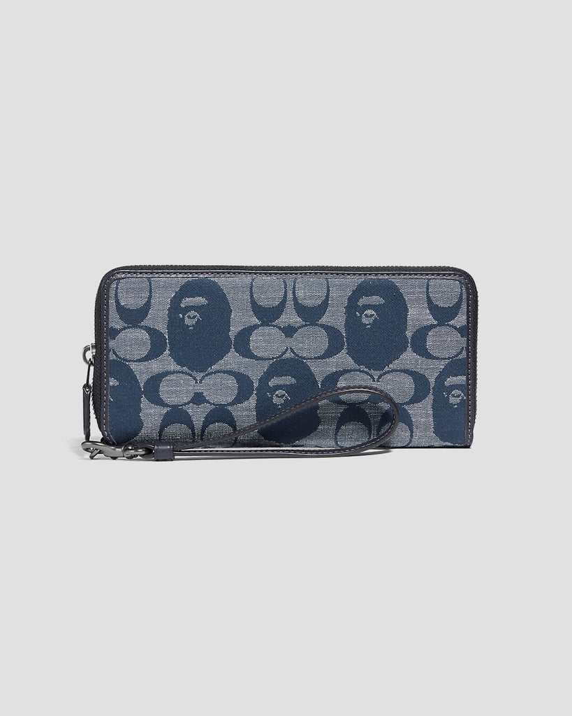 BAPE® x Coach Phone Wallet in Chambray, SS21