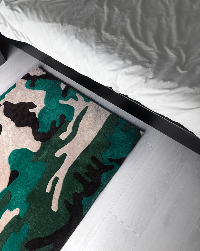 Warhol Rug Andy Warhol Foundation Maha Warhol DPM Pop Rug Woodland, 2022 – Museum ...