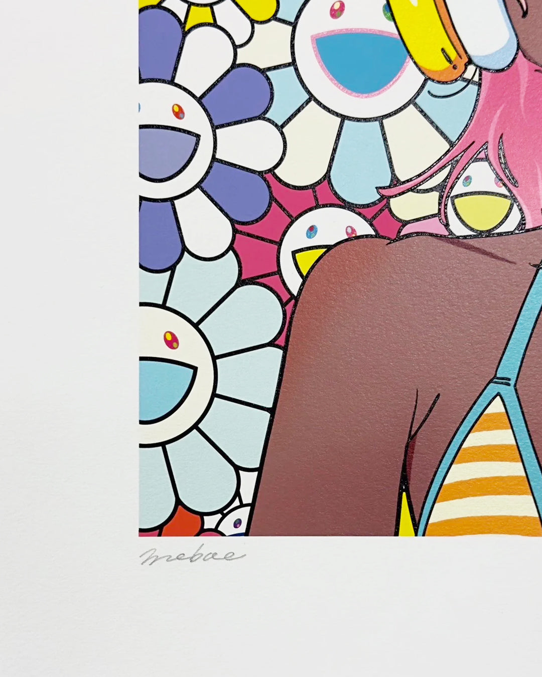 Takashi Murakami × mebae: 'smile_03 - Southern Island Girl w