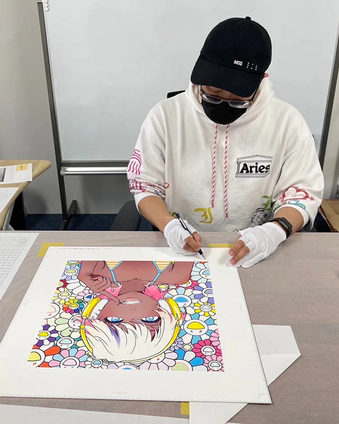 Takashi Murakami × mebae: 'smile_03 - Southern Island Girl w MF
