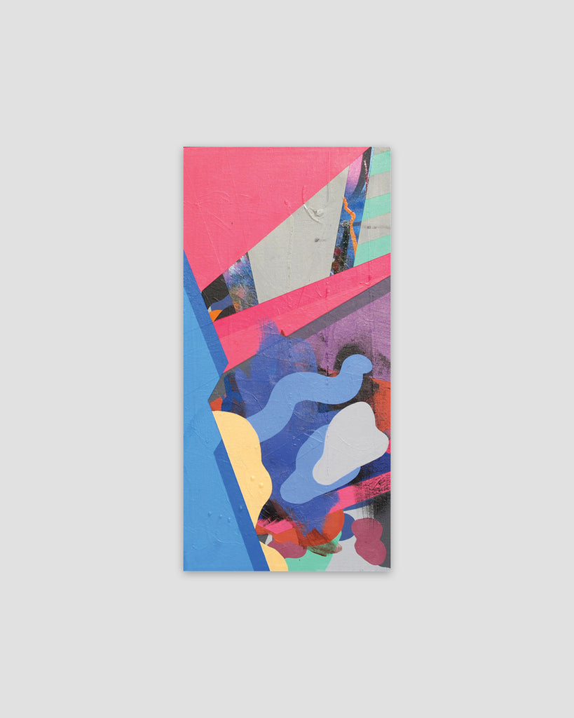 Untitled Pink and Blue Painting, 2010