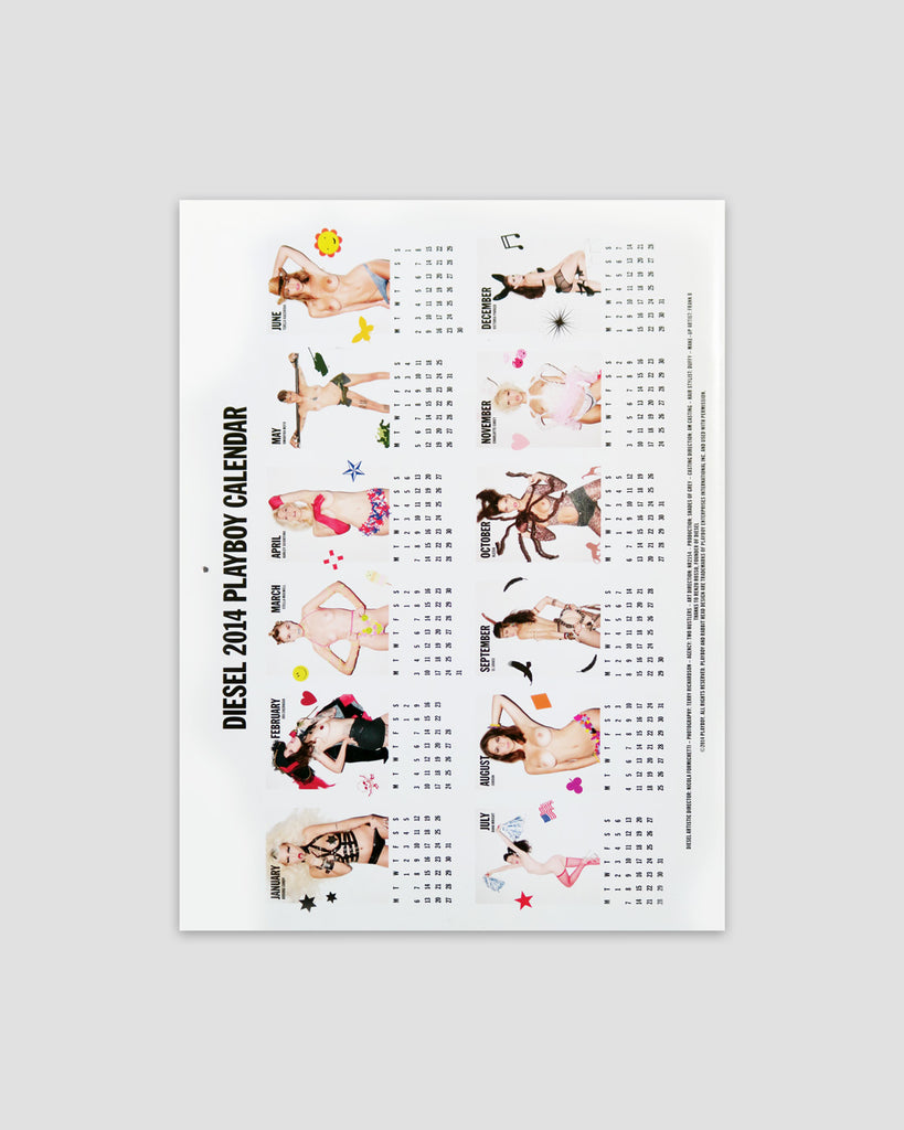 Playboy Calendar by Diesel, 2014